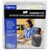 Image 1 : NEXXTECH DIAMOND CUT DESKTOP SHREDDER WITH
