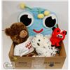 Image 1 : ESTATE BOX OF STUFFED ANIMALS INCLUDING MINECRAFT