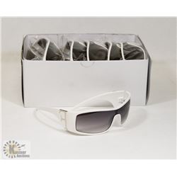 BOX OF FENDI STYLE WHITE DESIGNER SUNGLASSES