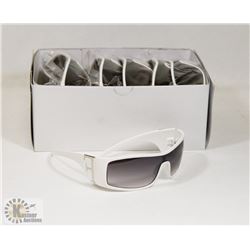 BOX OF FENDI STYLE WHITE DESIGNER SUNGLASSES