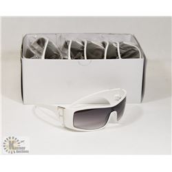 BOX OF FENDI STYLE WHITE DESIGNER SUNGLASSES
