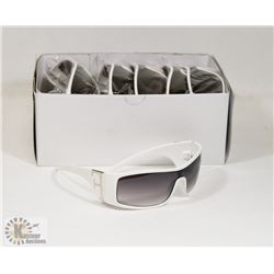 BOX OF FENDI STYLE WHITE DESIGNER SUNGLASSES