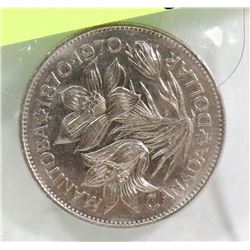 1970 MANITOBA CENTENNIAL $1 COIN