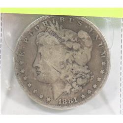 1881 MORGAN SILVER DOLLAR