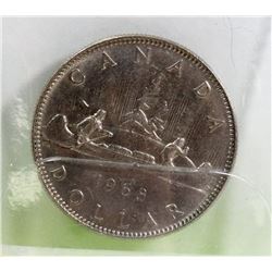 1968 CANADIAN CANOE $1 COIN