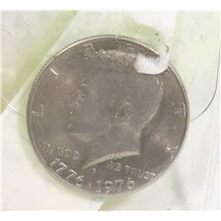 1776-1976 US BICENTENNIAL HALF DOLLAR COIN.