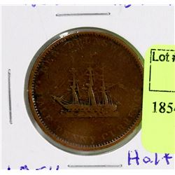1854 NEW BRUNSWICK HALF PENNY.