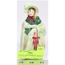 LADY FIGURINE MADE IN GERMANY