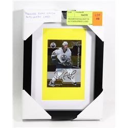 FRAMED RYAN SMYTH AUTOGRAPHED CARD.