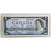 Image 1 : CANADIAN 1954 $5 BANKNOTE.