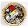 Image 1 : BASKET OF SPORTS RINGS, MENS WATCHES, WALTHAM,