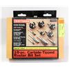 Image 1 : NEW CRAFTSMAN 10PC CARBIDE-TIPPED ROUTER BIT SET