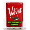 Image 1 : VELVET PIPE & CIGARETTE VINTAGE TOBACCO TIN.