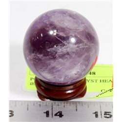 POLISHED AMYTHYST HEALING BALL