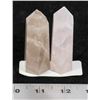 Image 1 : GROUP OF 2 HEALING CRYSTAL PYRAMIDS
