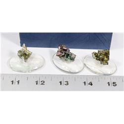 LOT OF 3 BIZMOTH CRYSTALS