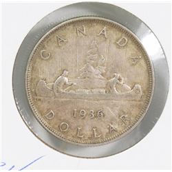 1936 CANADIAN GV SILVER DOLLAR