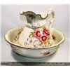 Image 1 : ANTIQUE PITCHER AND BASIN