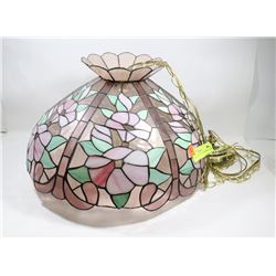 STAIN GLASS STYLE HANGING LAMP