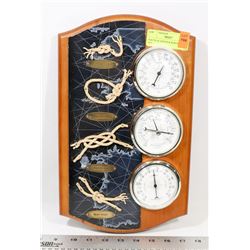 NAUTICAL KNOTS & BAROMETER SET