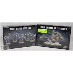 LOT OF 2 WARHAMMER 40K SPACE WOLVES SKYCLAWS