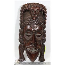 HANDMADE AFRICAN (ANGOLA) MASK 22" LONG