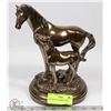 Image 1 : BRONZE STYLE HORSE FIGURE