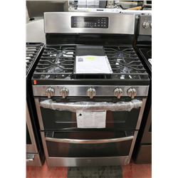 GE 30" DOUBLE OVEN GAS WITH CONVECTION,STEAM-CLEAN