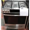 Image 1 : GE 5.6 CU FT DUAL FUEL CONVECTION RANGE, WIFI CONN