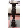 Image 1 : WOOD CARVED PLANT STAND 32" H