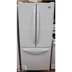 LG FRENCH DOOR WHITE FRIDGE.