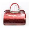 Image 1 : RED PRINCESS FLORENCE SNAKE SKIN STYLE PURSE