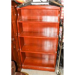 IMPERIAL LOYALIST SOLID MAPLE BOOKSHELF.