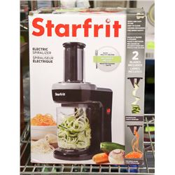 NEW STARFRIT ELECTRIC SPIRALIZER 2 BLADES INCL
