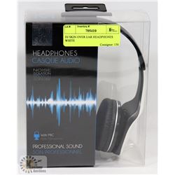 DJ SKIN OVER EAR HEADPHONES   WHITE