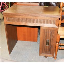 VINTAGE SEWING CABINET ONLY.