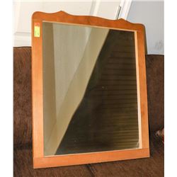 MAPLE WALL HANGING MIRROR.