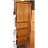 Image 1 : 5-SHELF WOOD GRAIN BOOK CASE