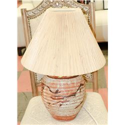 VINTAGE POTTERY LAMP
