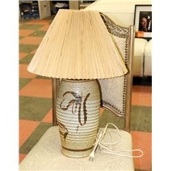 VINTAGE POTTERY LAMP
