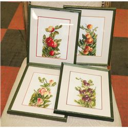 FLAT OF FRAMED ARTWORK