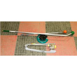 LOT OF SPRINKLERS AND SPRAY WANDS