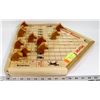 WOOD HORSE RACING BOARD GAME