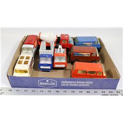 FLAT OF VINTAGE TONKA TRUCKS