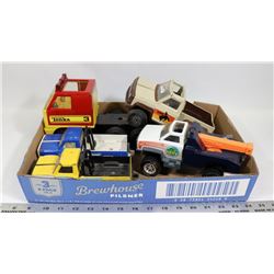 FLAT OF VINTAGE TONKA TRUCKS