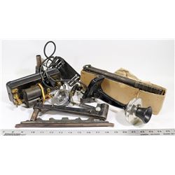 ANTIQUE PHONE PARTS MOUTHPIECE ETC