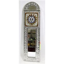 MIRROR IN METAL FRAME 19" LONG