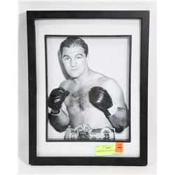 FRAMED ROCKY MARCIANO PHOTO