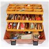 LARGE FISHING TACKLE BOX FULL OF TACKLE