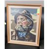 Image 1 : VINTAGE SEA CAPTAIN NEEDLEPOINT PICTURE